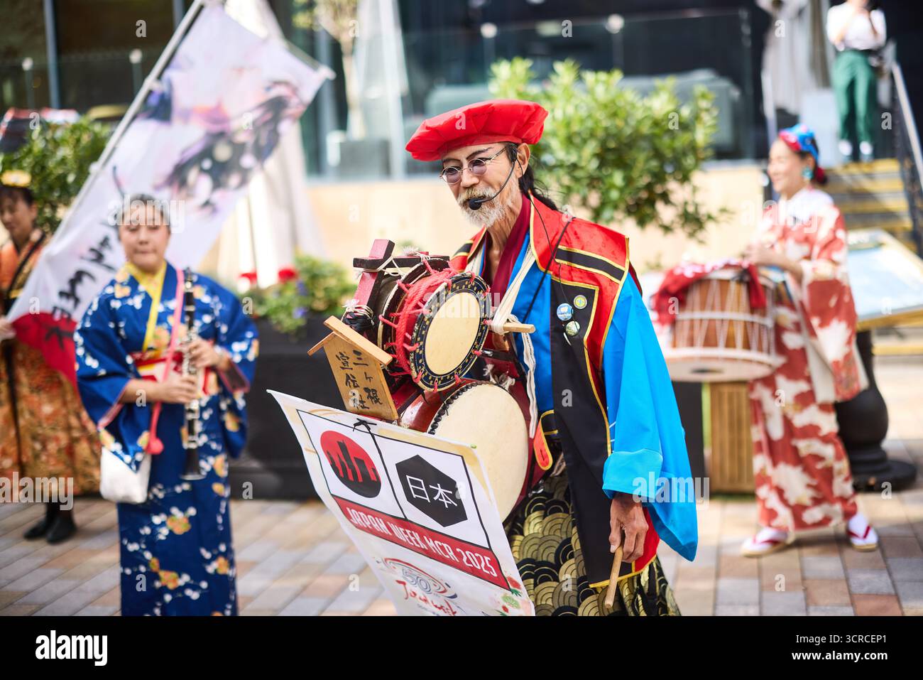 Die japanische Kultur wurde in Manchester zur Japan Week gezeigt Stockfoto