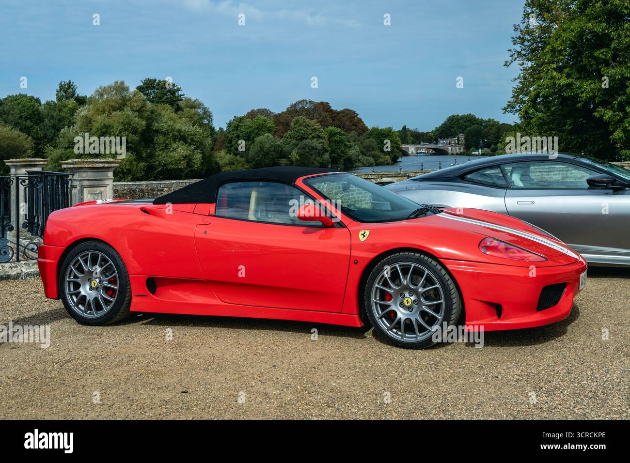 2003 Ferrari 360 Spider, Concours of Elegance 2025, Hampton Court Palace, London, Großbritannien Stockfoto