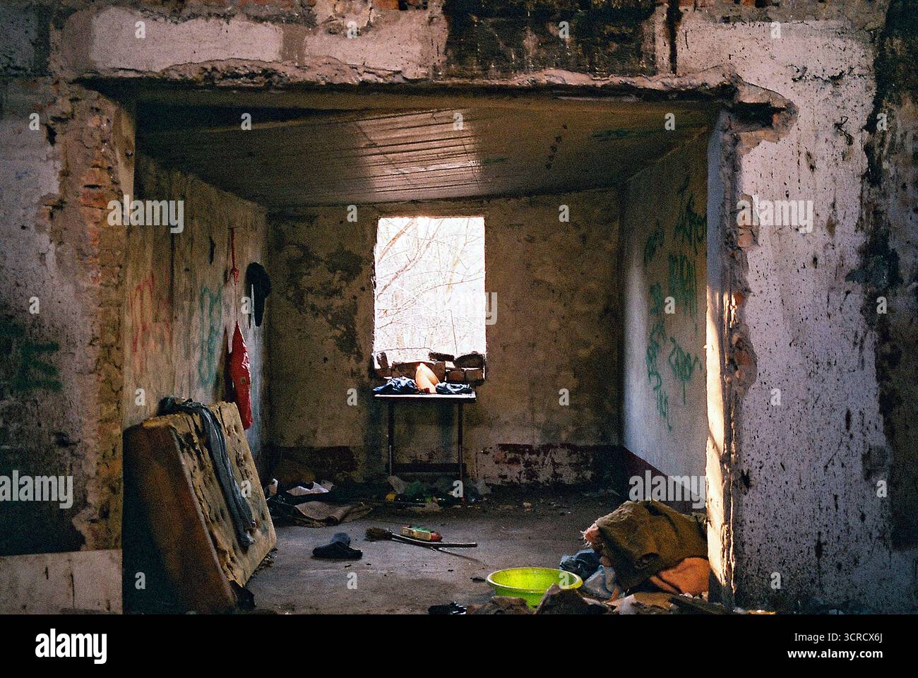 Analoge Archivfotografie Grain zeitlos 35 mm Stockfoto