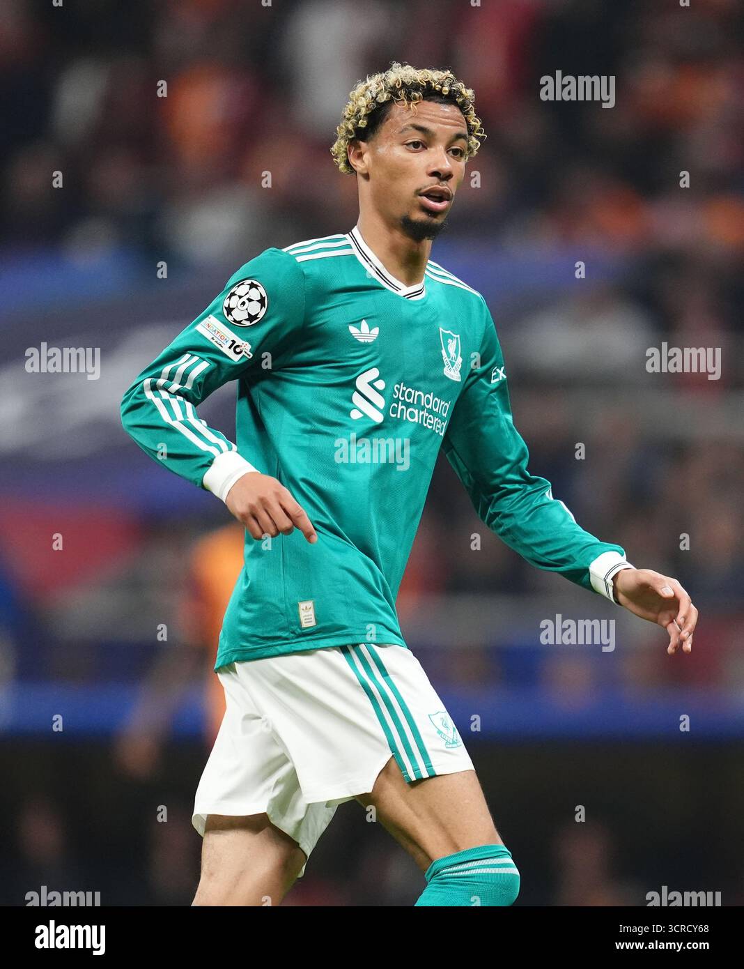 Liverpool Hugo Ekitike während der UEFA Champions League, Ligaspiels im RAMSPARK in Istanbul, Türkei. Bilddatum: Dienstag, 30. September 2025. Stockfoto