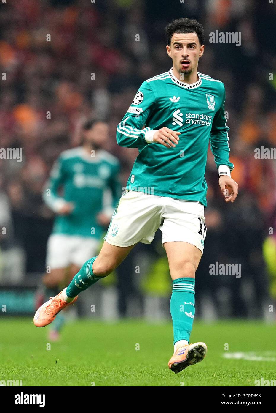 Liverpool's Curtis Jones während der UEFA Champions League, Ligaspiele im RAMSPARK in Istanbul, Türkei. Bilddatum: Dienstag, 30. September 2025. Stockfoto