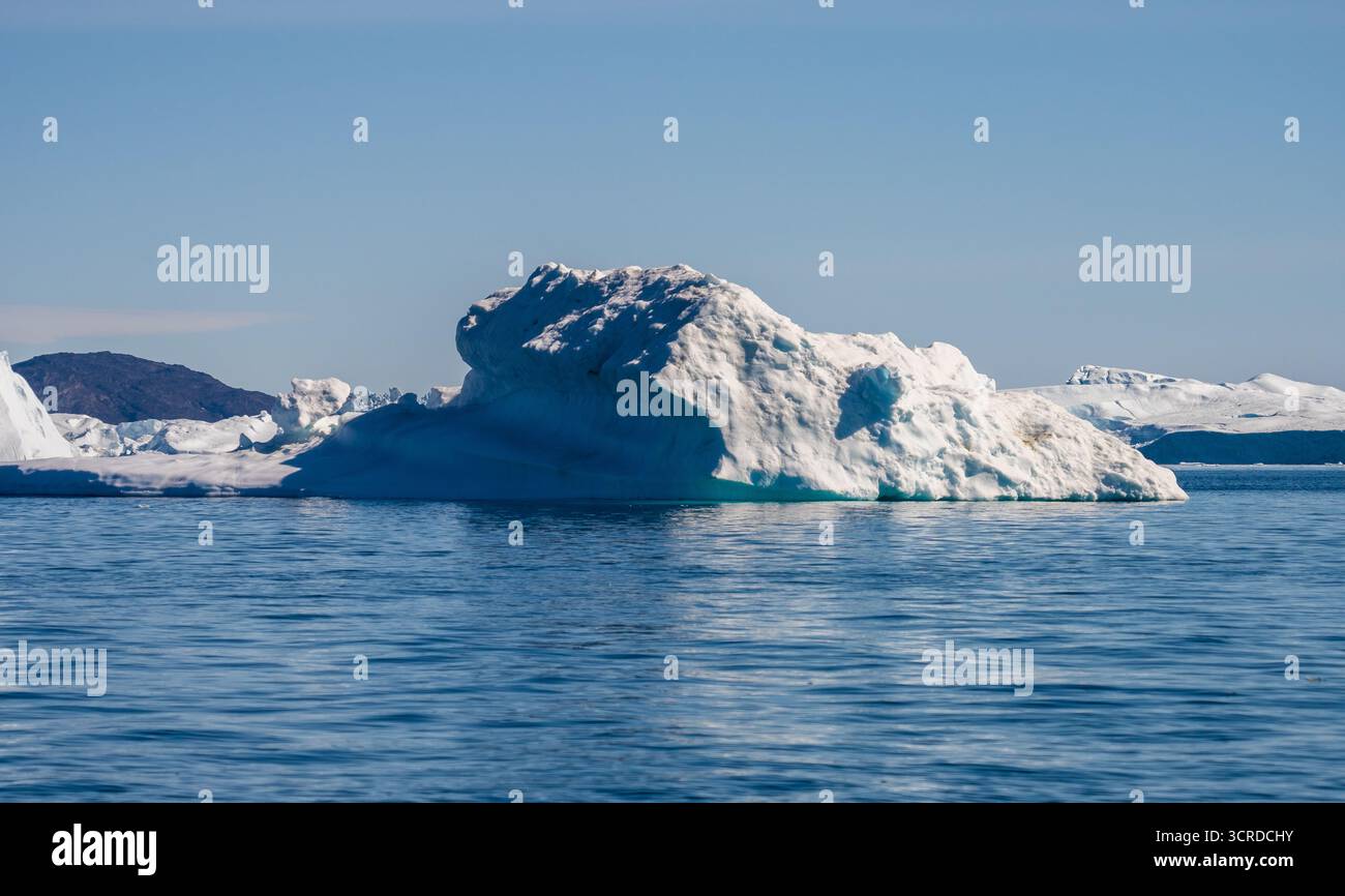 Eisberge von Grönland, Ilulissat Diskobay Stockfoto