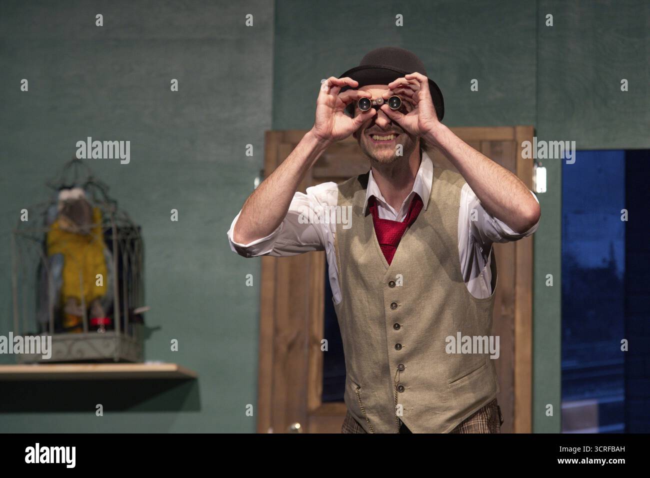 Thilo Herrmann (Prof. Marcus), LADYKILLERS, Fotoprobe am 29.09.2025 am Berliner Kriminaltheater, Berlin, Premiere: 15.10.2025 Stockfoto