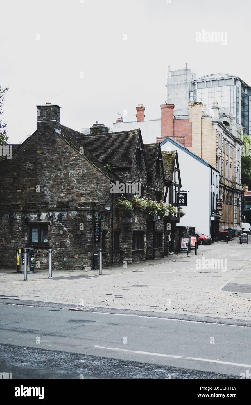 Swansea, die zweitgrößte Stadt in Wales, an der Küste des Bristolkanals am 09.08.2025. // Swansea, die zweitgrößte Stadt in Wales, am 9. August 2025 an der Bristol-Kanalküste. - 20250908 PD21200 Credit: APA-PictureDesk/Alamy Live News Stockfoto