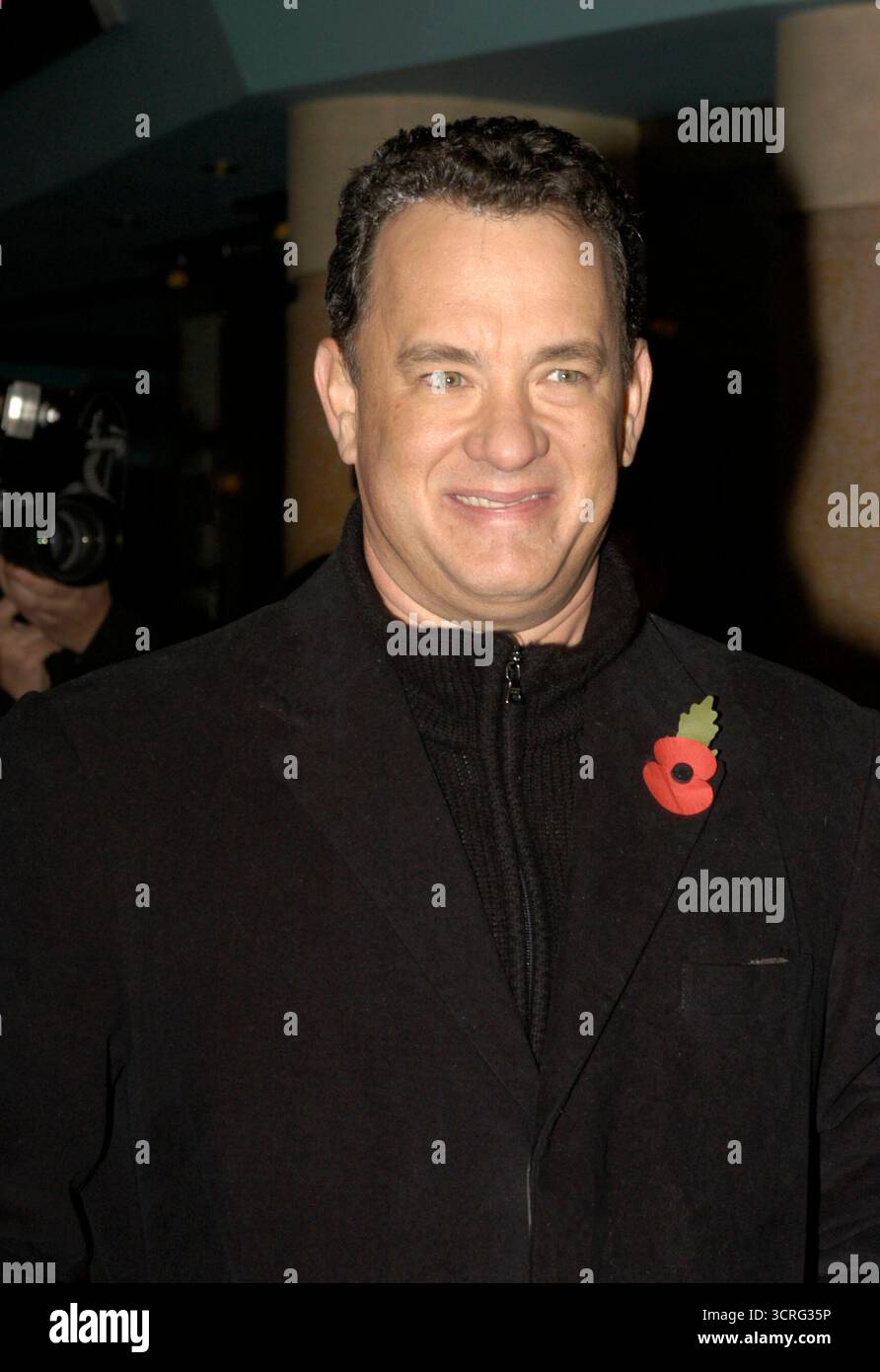 Tom Hanks bei der britischen Premiere des Polar Express. Vue Leicester Square, London, 17. November 2004 Stockfoto