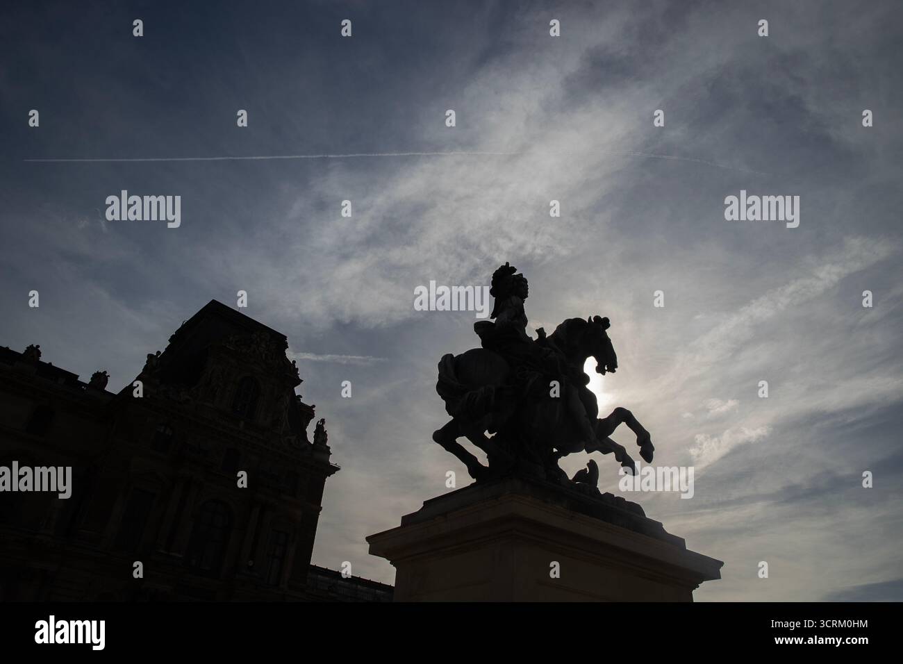 Louvre. Paris ist die Hauptstadt und größte Stadt Frankreichs Stockfoto