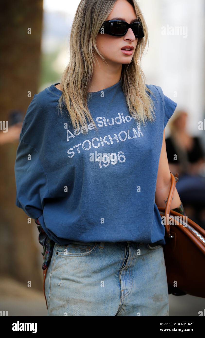 Gast bei der Acne Studio Show während der Paris Fashion Week Damenbekleidung Frühjahr/Sommer 2026, Collège des Bernardins, Paris, Frankreich (Constance Bugaut/SPP) Credit: SPP Sport Press Photo. /Alamy Live News Stockfoto