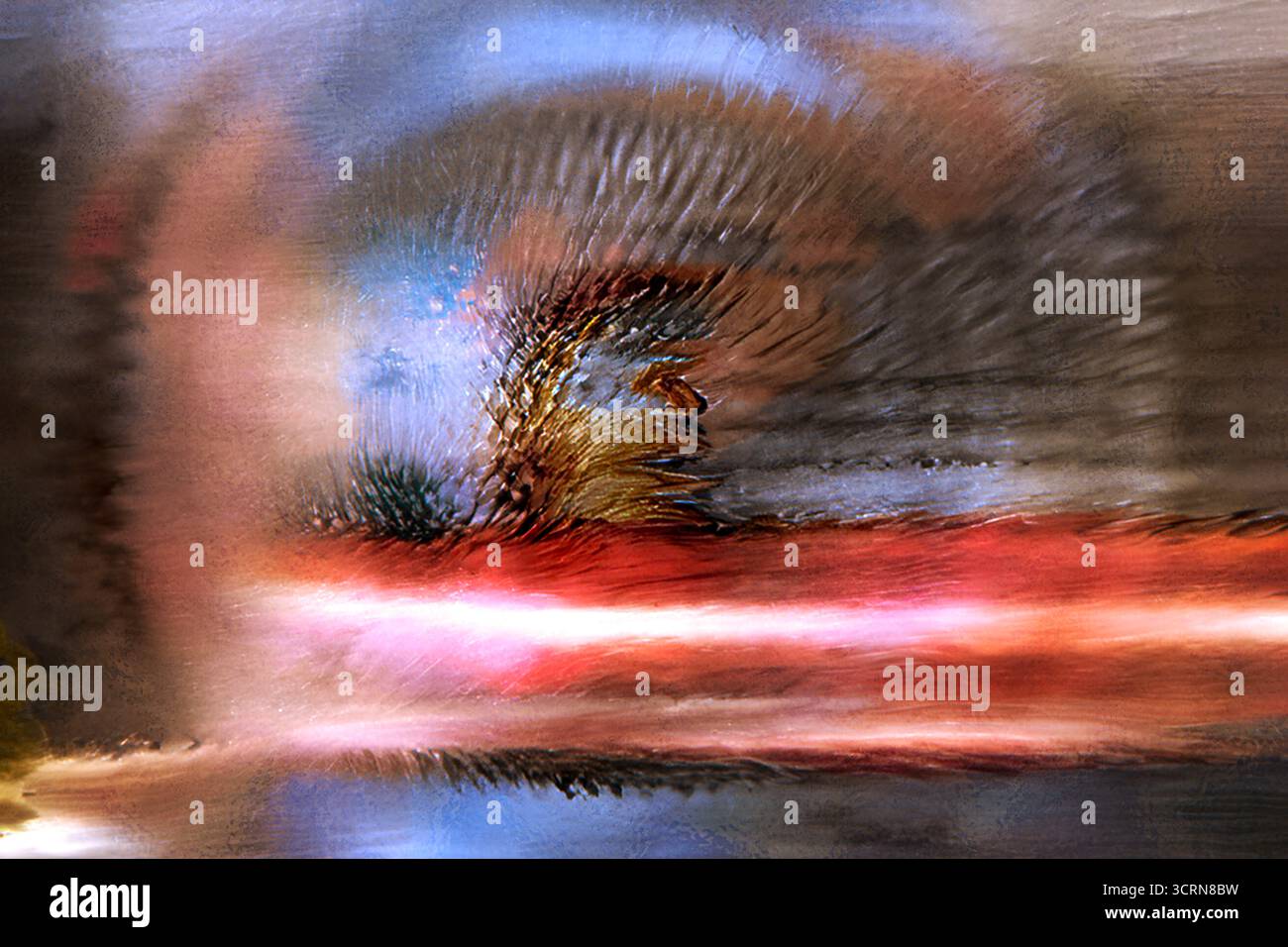 Digitalart : Auge des Sturms Stockfoto