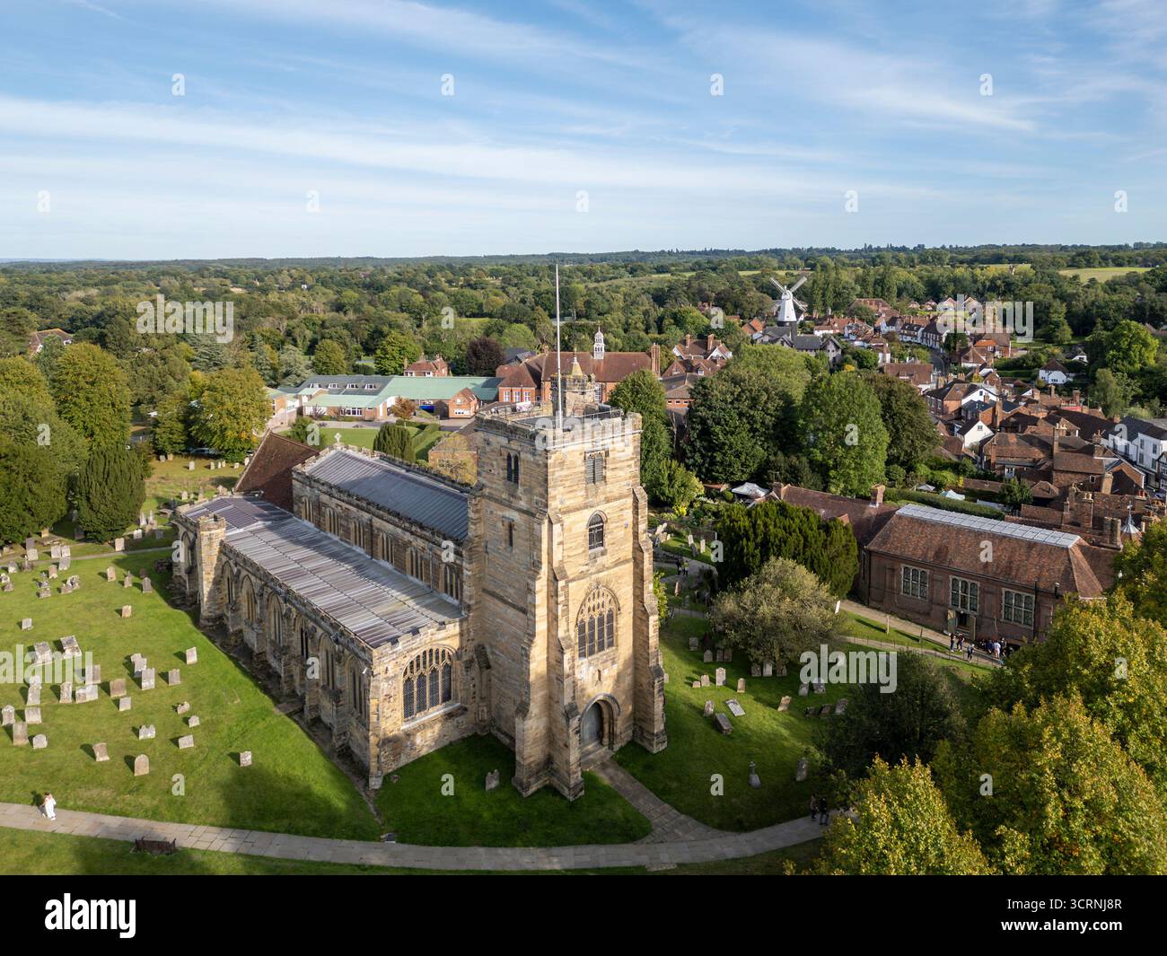 St Dunstan’s Anglican Church in Cranbrook, Kent, England Stockfoto