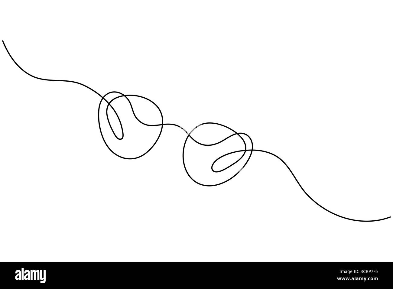 Sonnenbrille Form eine Linie Zeichnung Moderne minimalistische Umrissvektor Illustration Design Stock Vektor Sonnenbrille Form eine Linie Zeichnung Moderne minimalistische Umrissvektor Illustration Design Stock Vektor