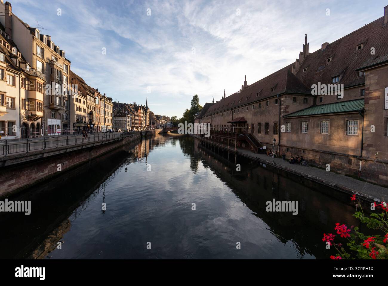 Pont du Corbeau, Straßburg, Frankreich Stockfoto