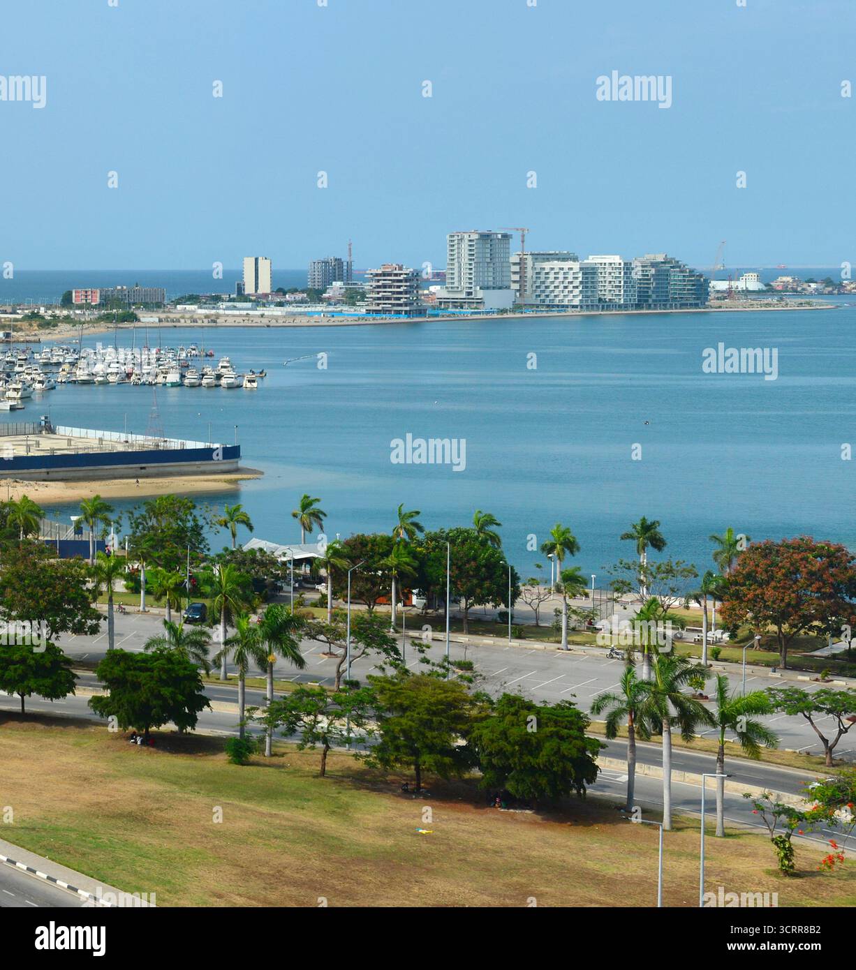 Blick auf Ilha de Luanda. Luanda, Angola Stockfoto