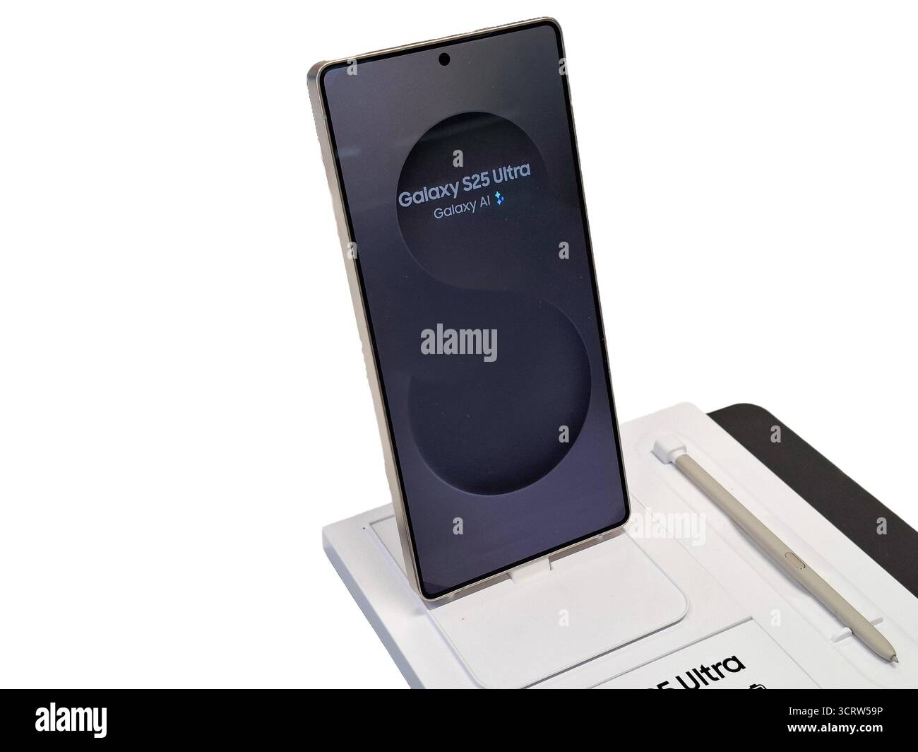 Baia Mare, Rumänien – 24. Januar 2025: Samsung Galaxy S25 Ultra Smartphone Stockfoto