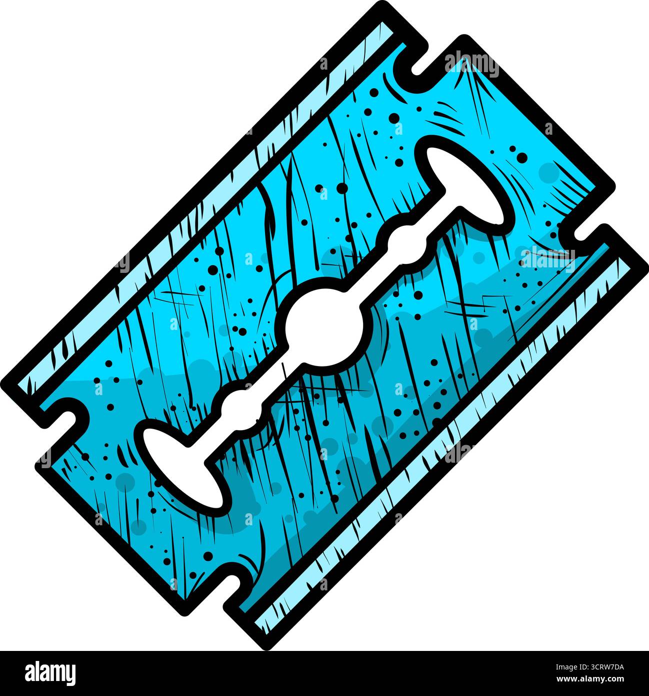 Rasierklingen-Vektor-Symbol Stock Vektor