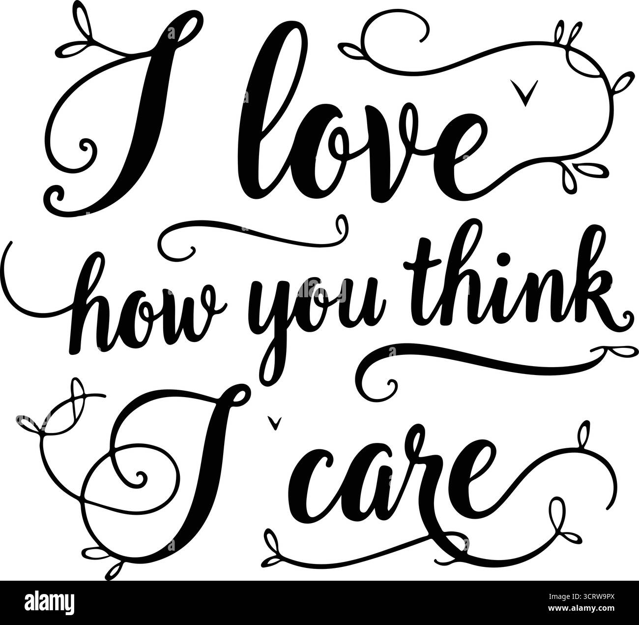 Lustiges romantisches Zitat-Vektor-Design mit kursiver Typografie, Schokoladen-Liebesbotschaft, Herz- und Blatt-Dekorative Elemente Stock Vektor