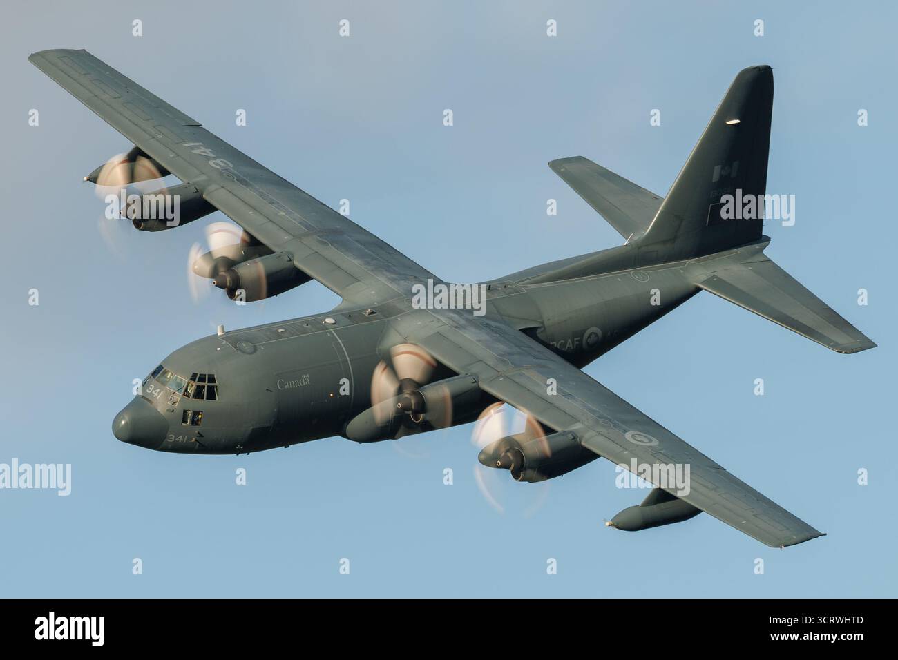 Militärische Luftfahrt in der Mach Loop, Nordwales Stockfoto