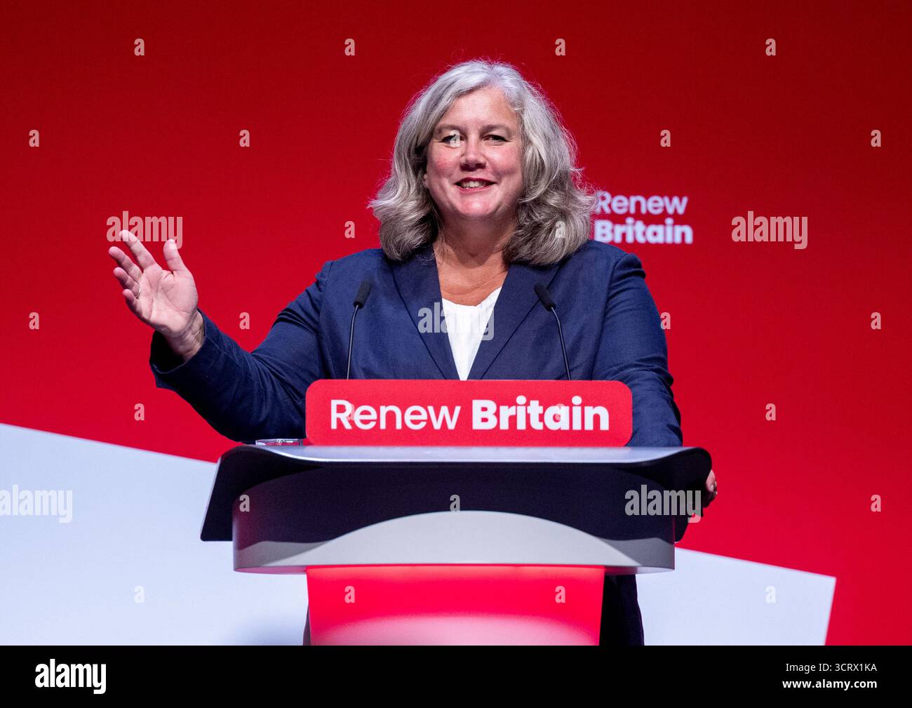 Heidi Alexander, Verkehrsministerin, hält ihre Hauptredner auf der Labour Party-Konferenz Stockfoto