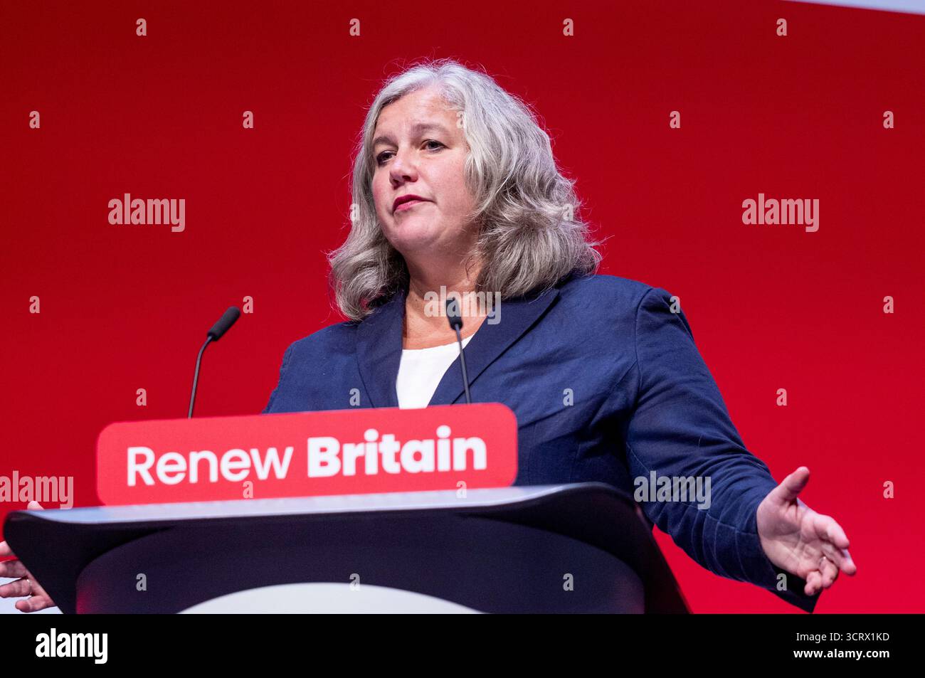 Heidi Alexander, Verkehrsministerin, hält ihre Hauptredner auf der Labour Party-Konferenz Stockfoto