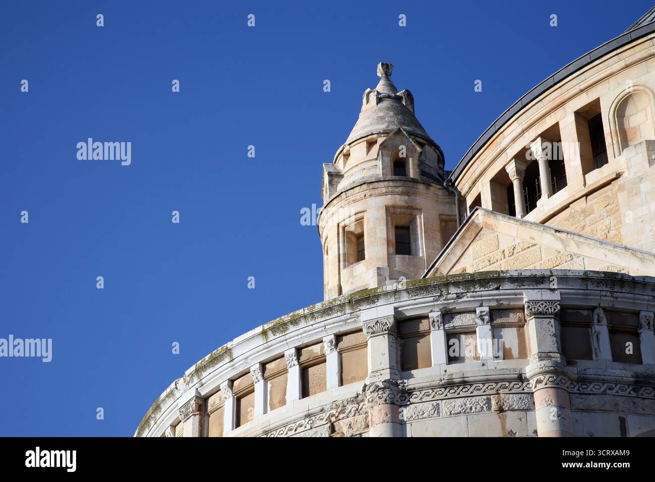 Kirche der Dormitio Abbey auf dem Berg Zion, Jerusalem, Israel Stockfoto