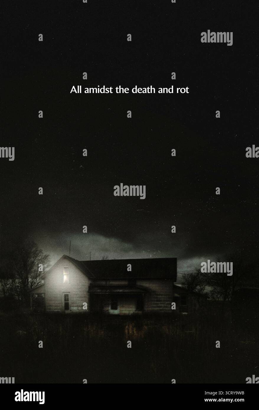 Shelby Oaks (2025) von Chris Stuckmann mit Camille Sullivan, Brendan Sexton III und Michael Beach. Eine Frau sucht nach ihrer vermissten Schwester, in einer verlassenen Stadt. NUR ZUR REDAKTIONELLEN VERWENDUNG des US-Advance-Posters. Quelle: BFA/Neon Stockfoto