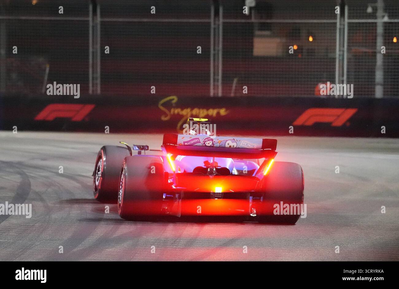 Oktober 2025, Marina Bay Street Circuit, Singapur, FORMEL 1 2023 SINGAPORE AIRLINES SINGAPORE GRAND PRIX, im Bild Carlos Sainz Jr. (ESP), Williams Racing Stockfoto
