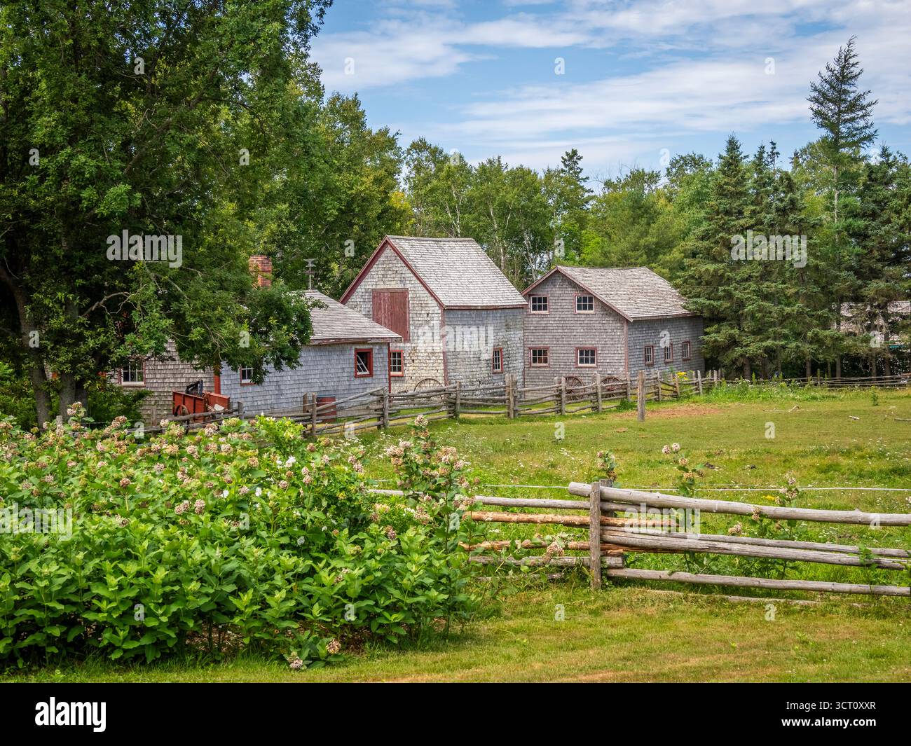 Orwell Corner Historic Village ein bezauberndes historisches Dorf, das das Leben in den 1890er Jahren auf Prince Edward Island, Kanada, zeigt Stockfoto