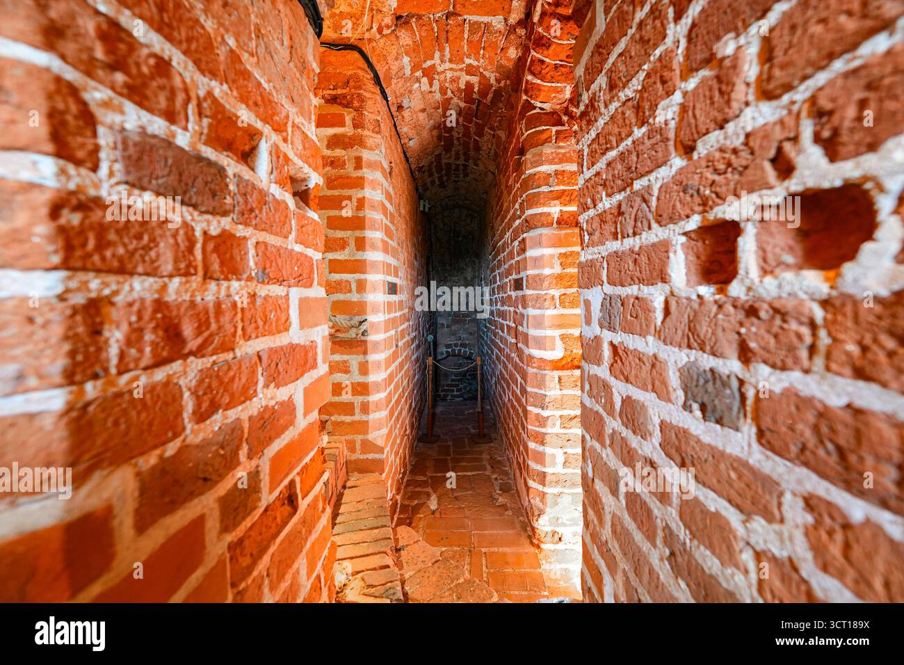 Innengang der Kathedrale von Tartu, auch bekannt als Dorpat Kathedrale, eine ehemalige katholische Kirche in Tartu (Dorpat), Estland Stockfoto