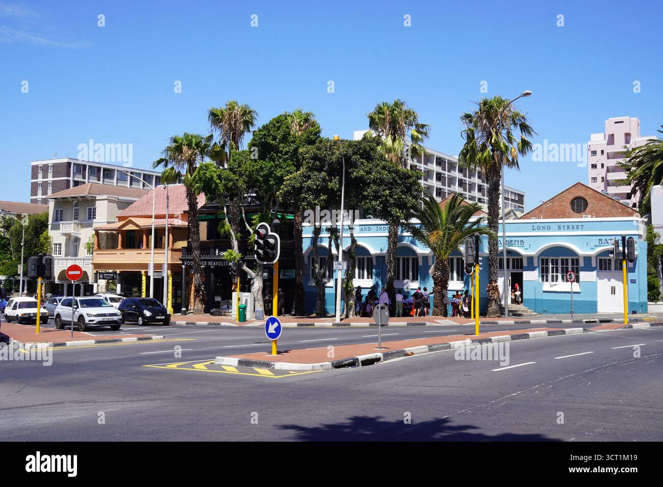 Die Long Street Baths und Umgebung, Kapstadt, Südafrika Stockfoto