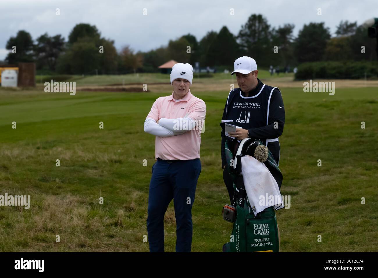 Tag 1 der Alfred Dunhill Links Championship im Carnoustie Golf Club 2. Oktober 2025 Stockfoto