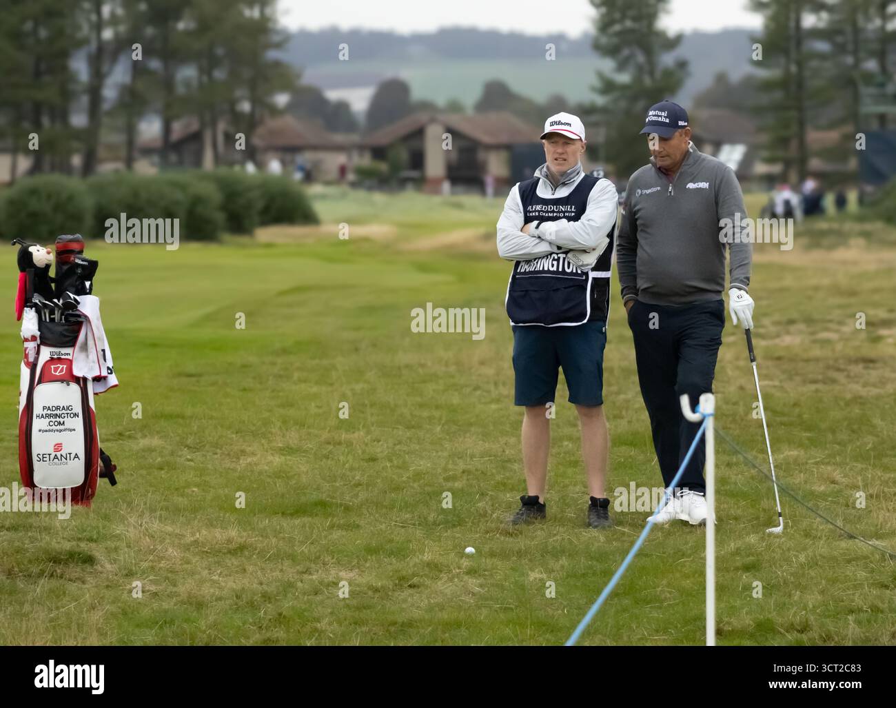 Tag 1 der Alfred Dunhill Links Championship im Carnoustie Golf Club 2. Oktober 2025 Stockfoto