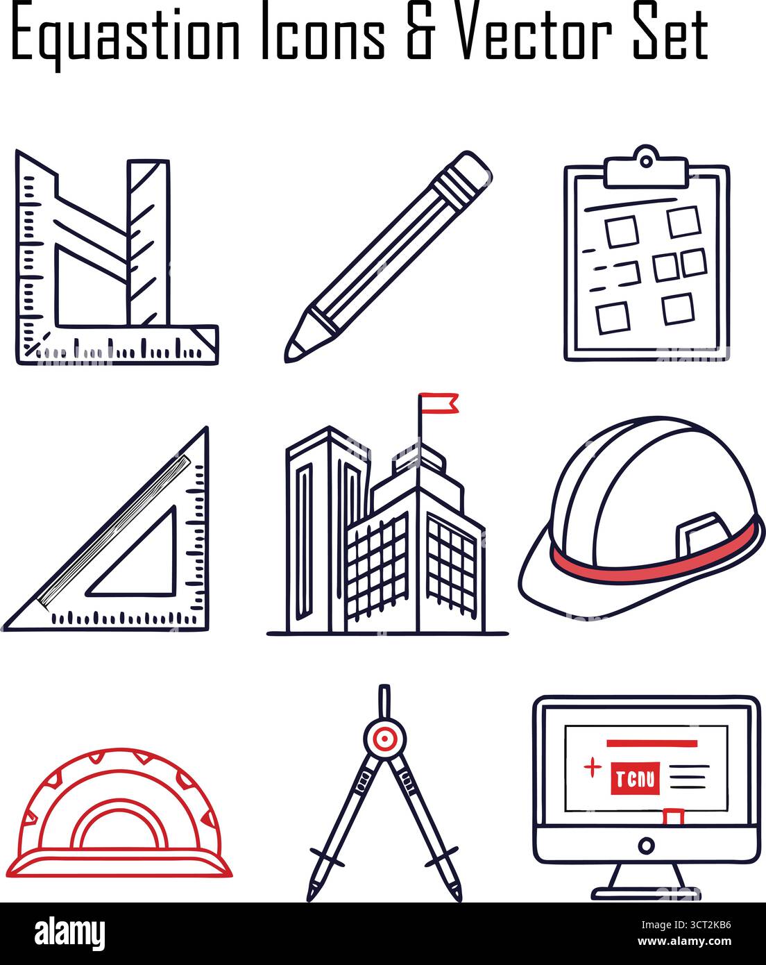 Mathematische Gleichung auf Tafel mit wissenschaftlichen Formeln und Zahlen, Bildung und STEM-Konzept Stock Vektor
