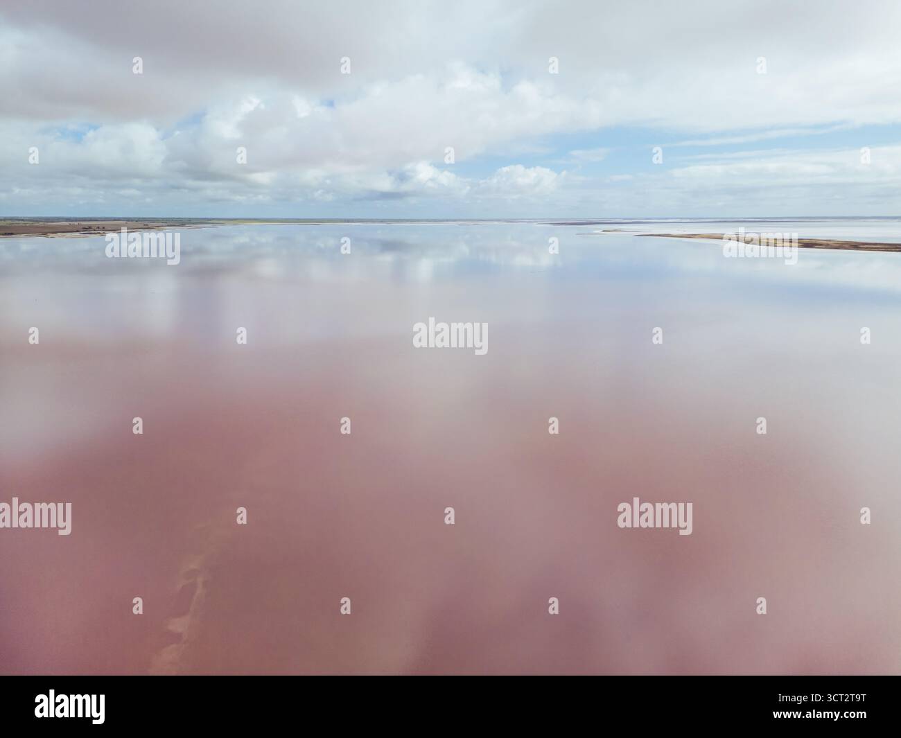 Lake Tyrrell in Victoria Australien Stockfoto