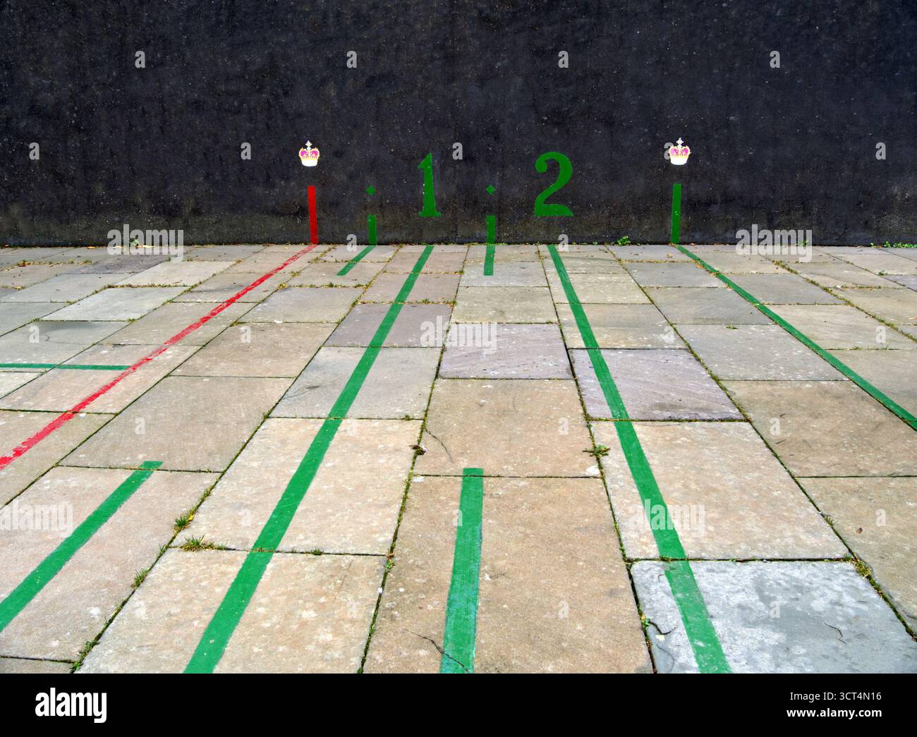 Real Tennis Court, Falkland Palace, Fife Stockfoto