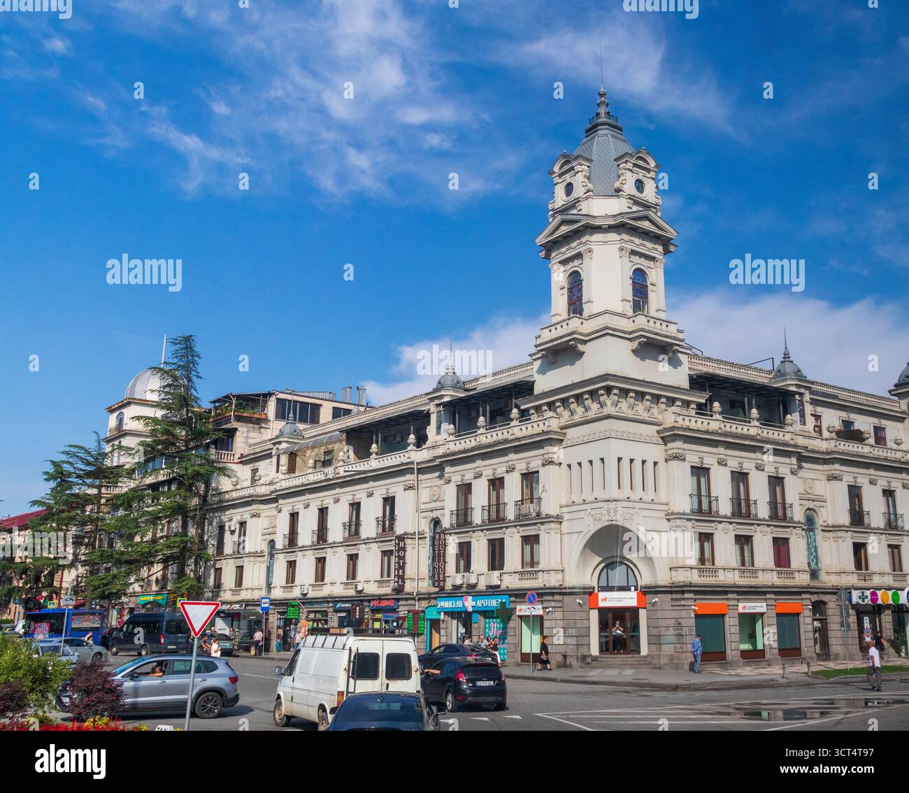 09.09.2025 - Batumi, Georgia - Aufnahme des Boutique-Hotels 32 Stockfoto