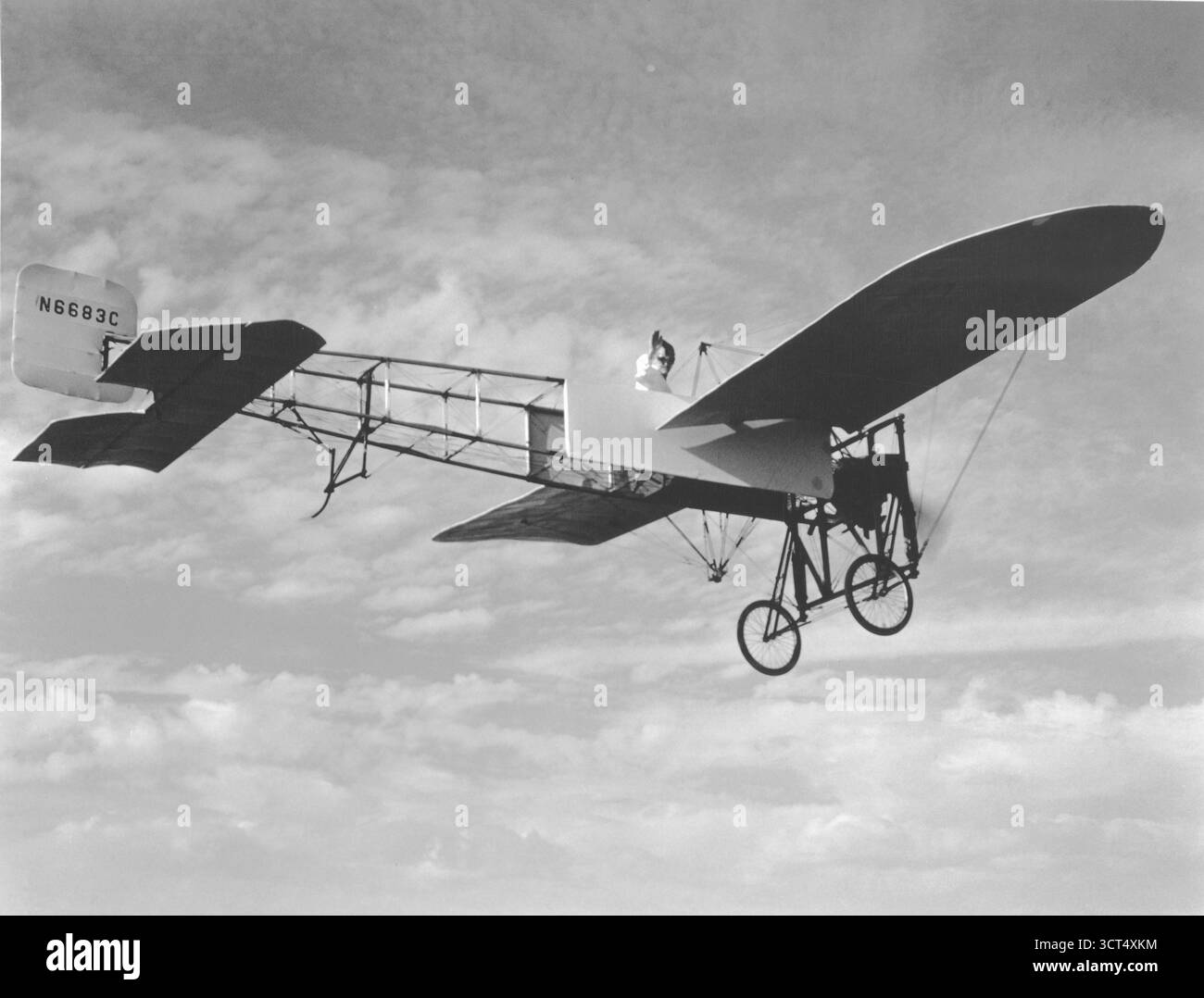 Versuchsflugzeuge im Flug Stockfoto