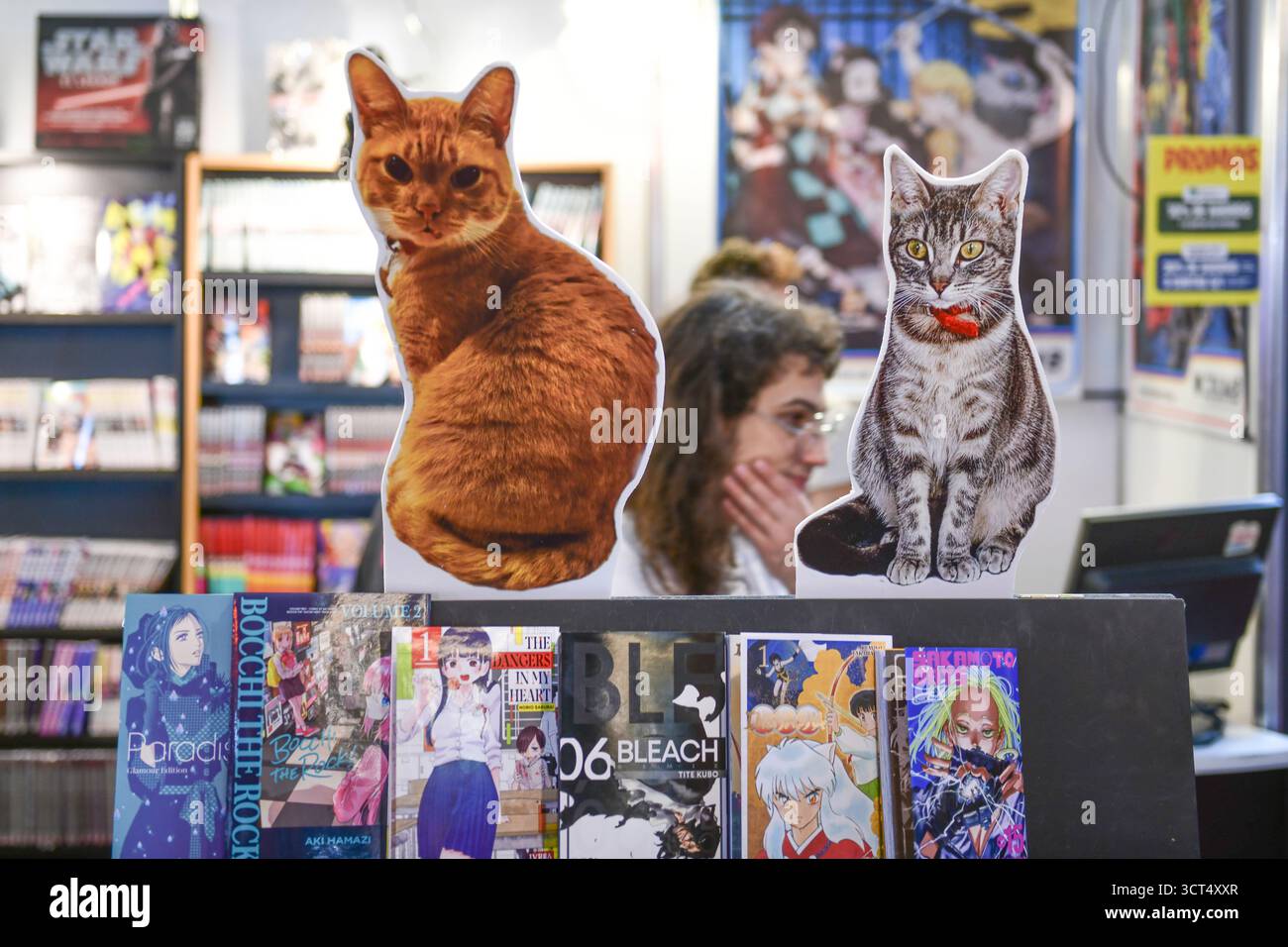 Manga- und Anime-Bücher. 49° Internationale Buchmesse von Buenos Aires). La Rural, Predio Ferial de Palermo. Argentinien Stockfoto