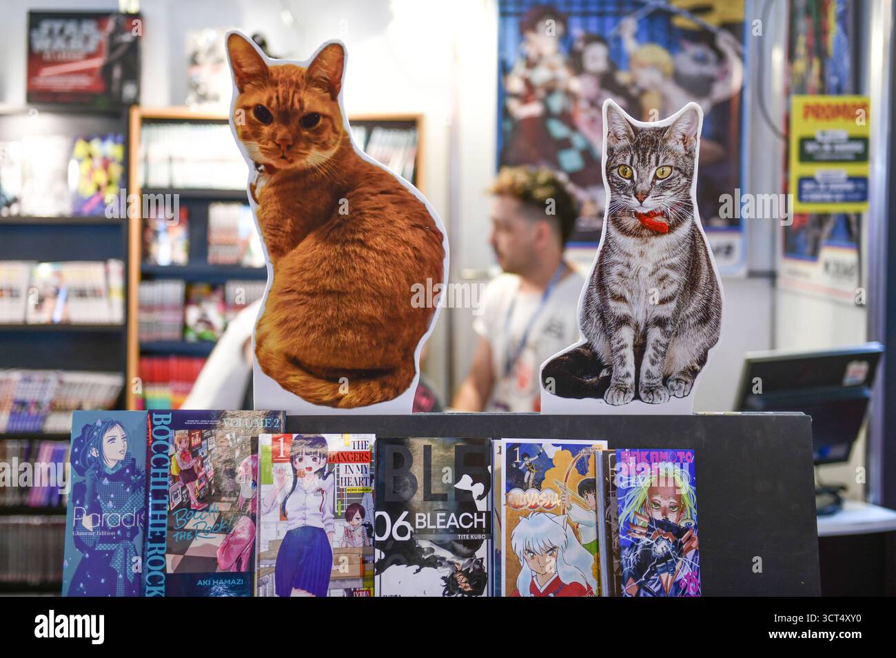 Manga- und Anime-Bücher. 49° Internationale Buchmesse von Buenos Aires). La Rural, Predio Ferial de Palermo. Argentinien Stockfoto