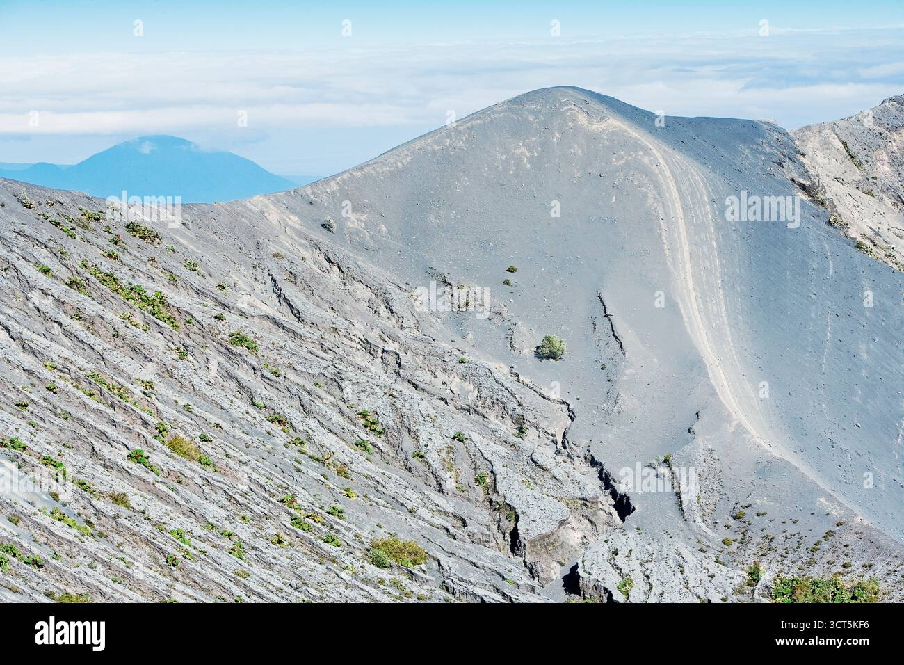 Irazu Vulkan Irazu Vulkan-Nationalpark. Provinz Cartago, Costa Rica Stockfoto