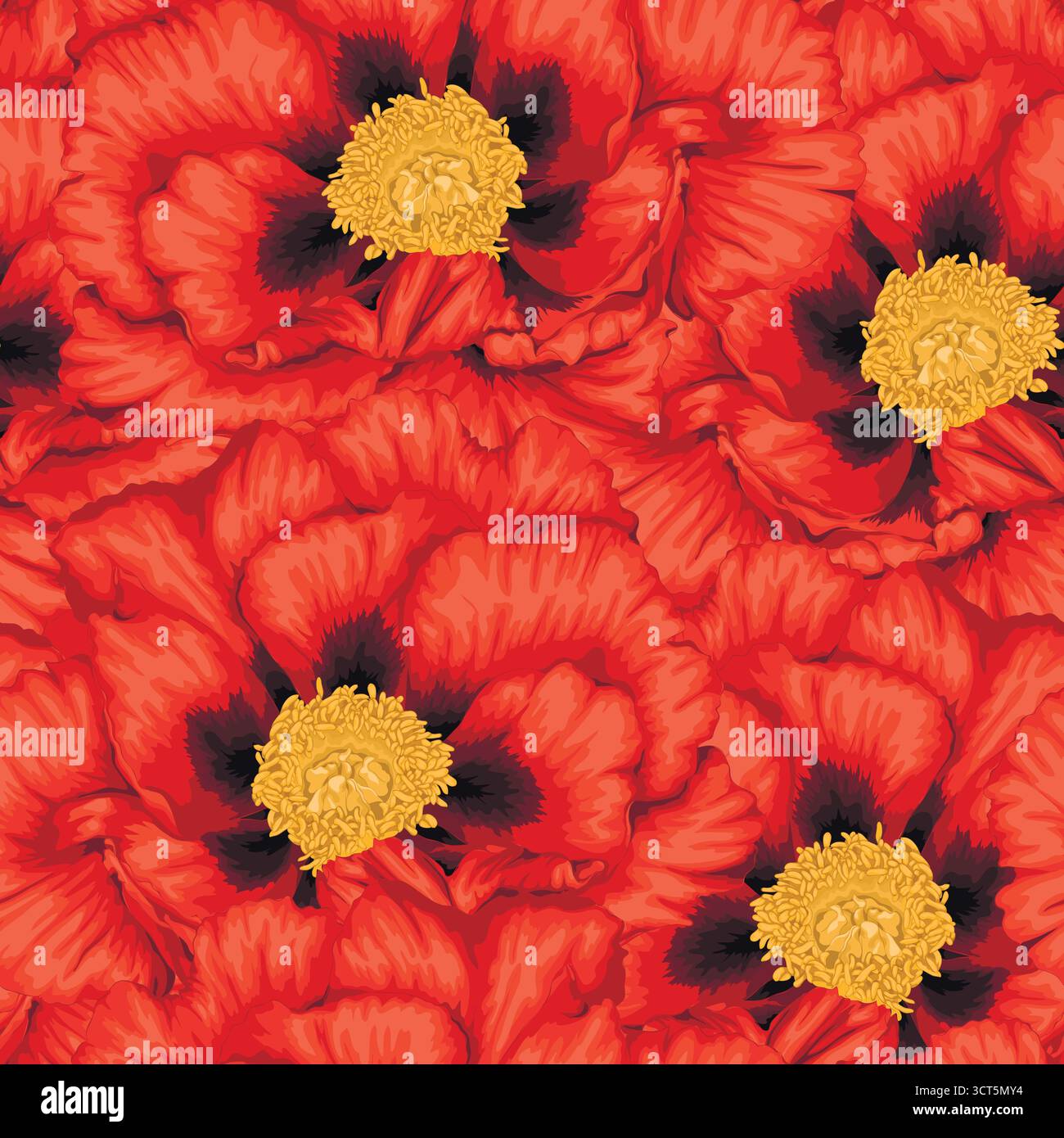 Schöner nahtloser Hintergrund mit rosa Blumen Stock Vektor