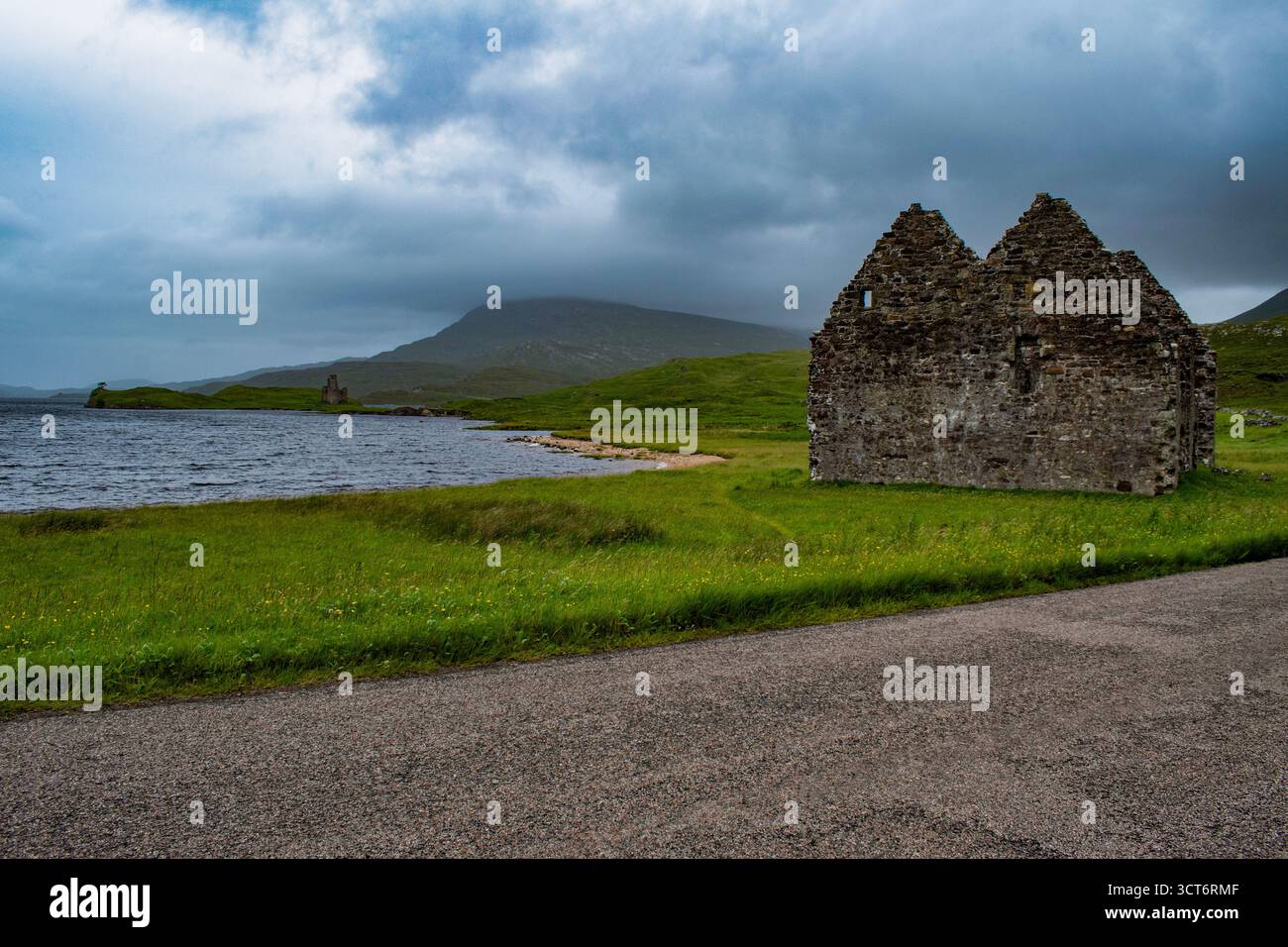 Scottish Highlands, Schottland: CALDA House, späteres Haus des Clan Mackenzie, nahe Ardvreck Castle Ruinen am Loch Assynt in der Grafschaft Sutherland Stockfoto