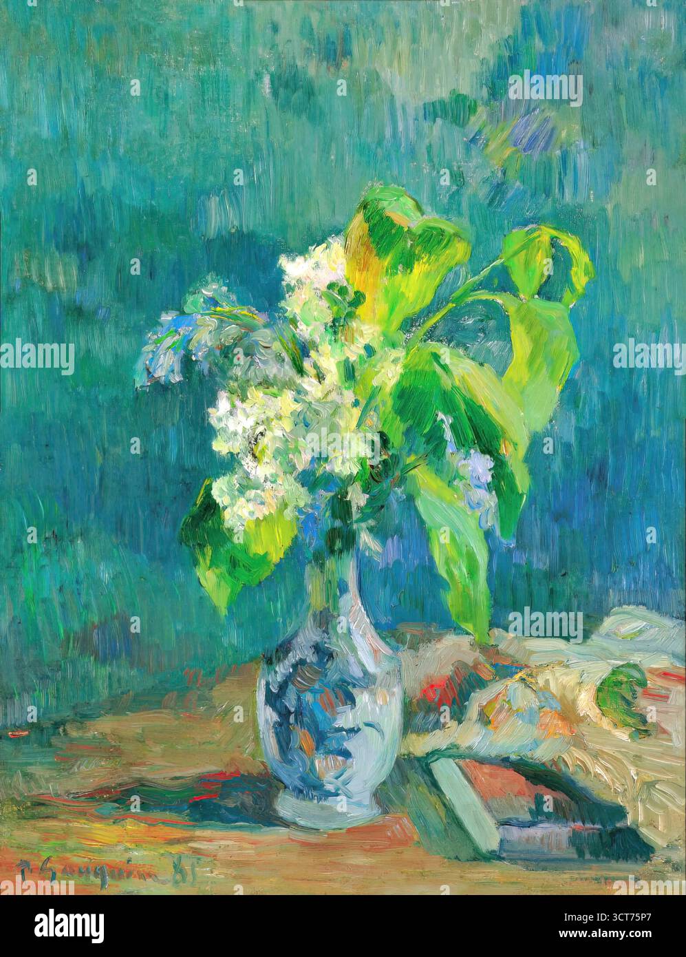 Flieder, 1885 von Paul Gauguin. Stock Vektor