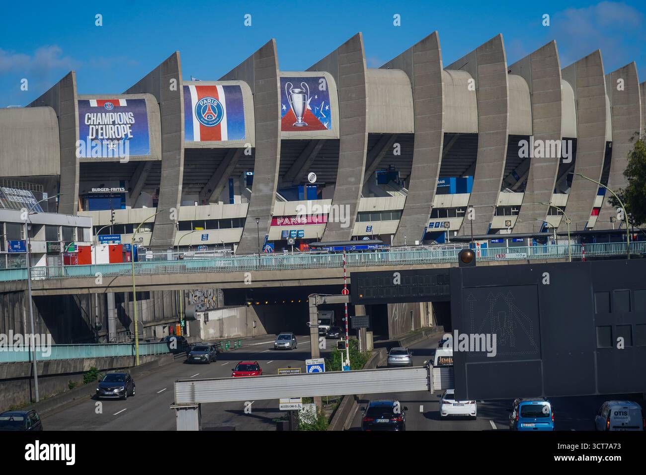 5. Oktober 2025. Parc des Princes, Heimstadion des Pariser Fußballvereins Saint-Germain 2025 Europameister, Paris, Frankreich Stockfoto