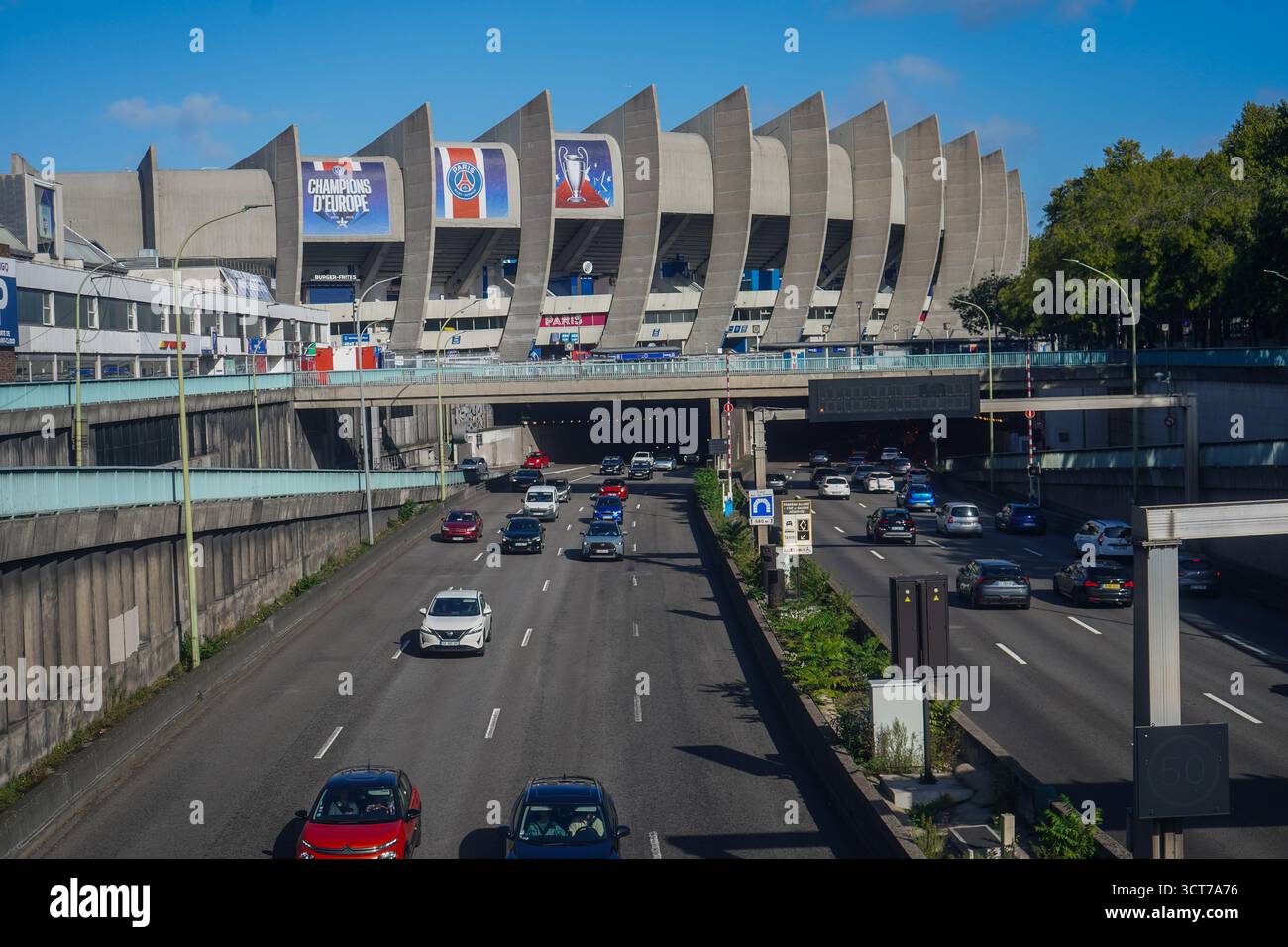 5. Oktober 2025. Parc des Princes, Heimstadion des Pariser Fußballvereins Saint-Germain 2025 Europameister, Paris, Frankreich Stockfoto