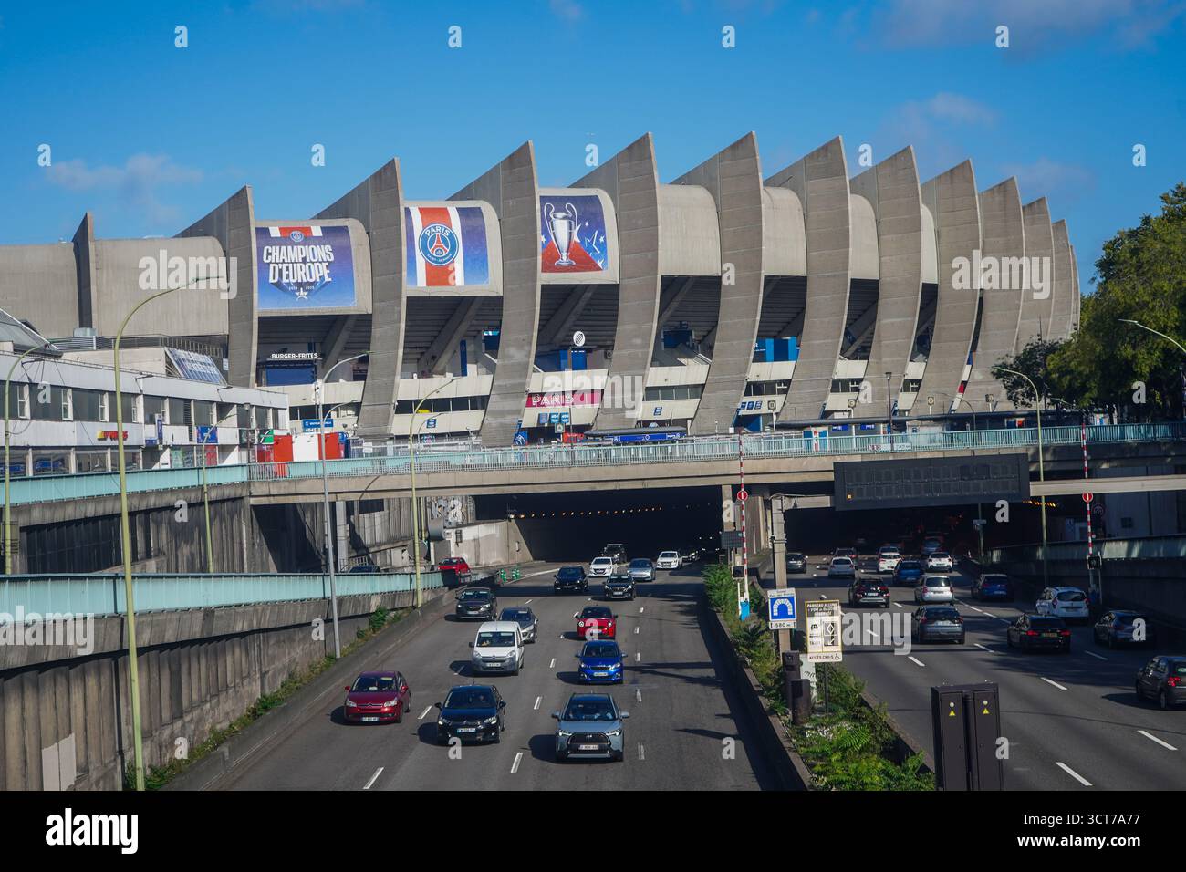 5. Oktober 2025. Parc des Princes, Heimstadion des Pariser Fußballvereins Saint-Germain 2025 Europameister, Paris, Frankreich Stockfoto