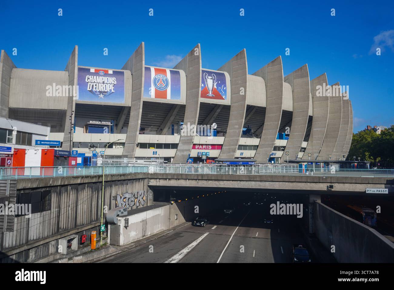 5. Oktober 2025. Parc des Princes, Heimstadion des Pariser Fußballvereins Saint-Germain 2025 Europameister, Paris, Frankreich Stockfoto