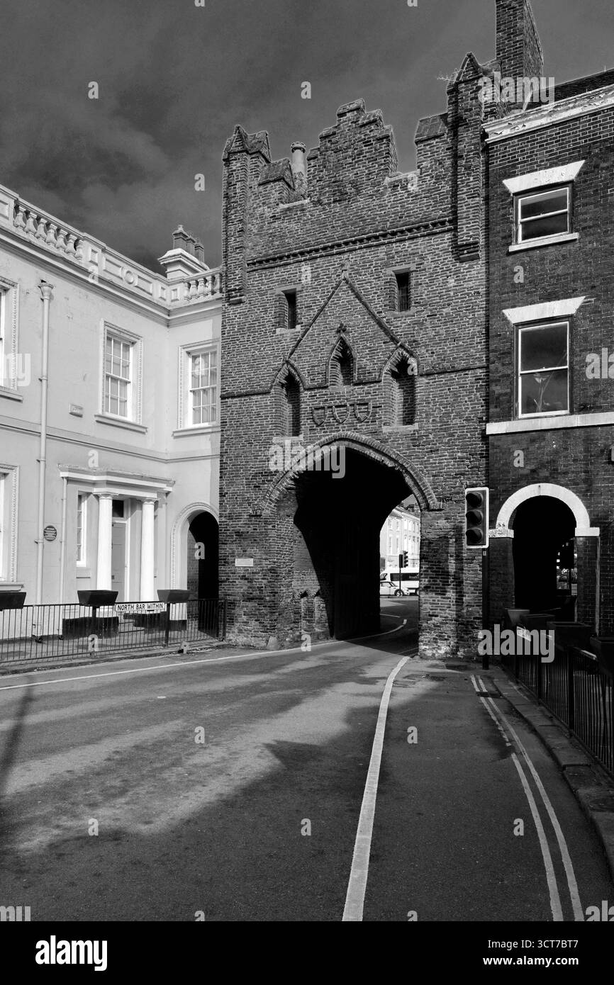 The Medieval Gateway to North Bar within, Beverley Town, East Riding of Yorkshire, England, Großbritannien Stockfoto