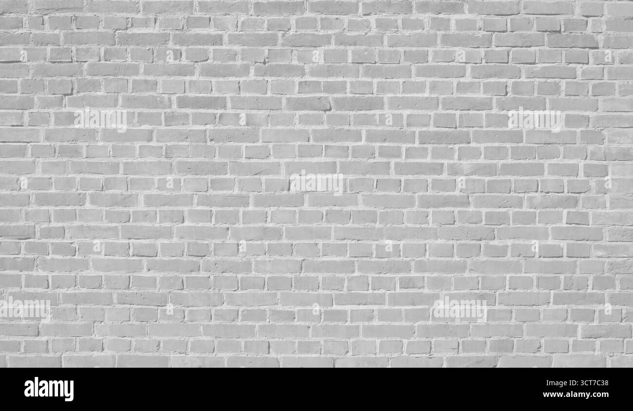 Weißes graues Backsteinmaterial für den Hintergrund Stockfoto