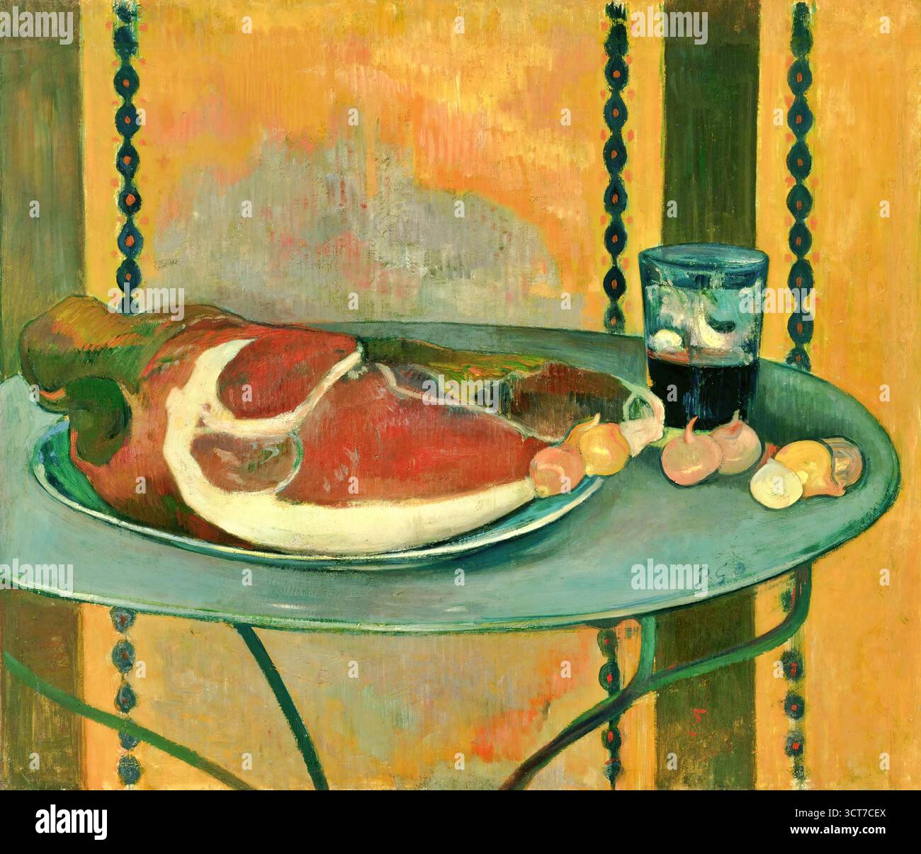 Der Schinken, 1889 von Paul Gauguin. Stock Vektor