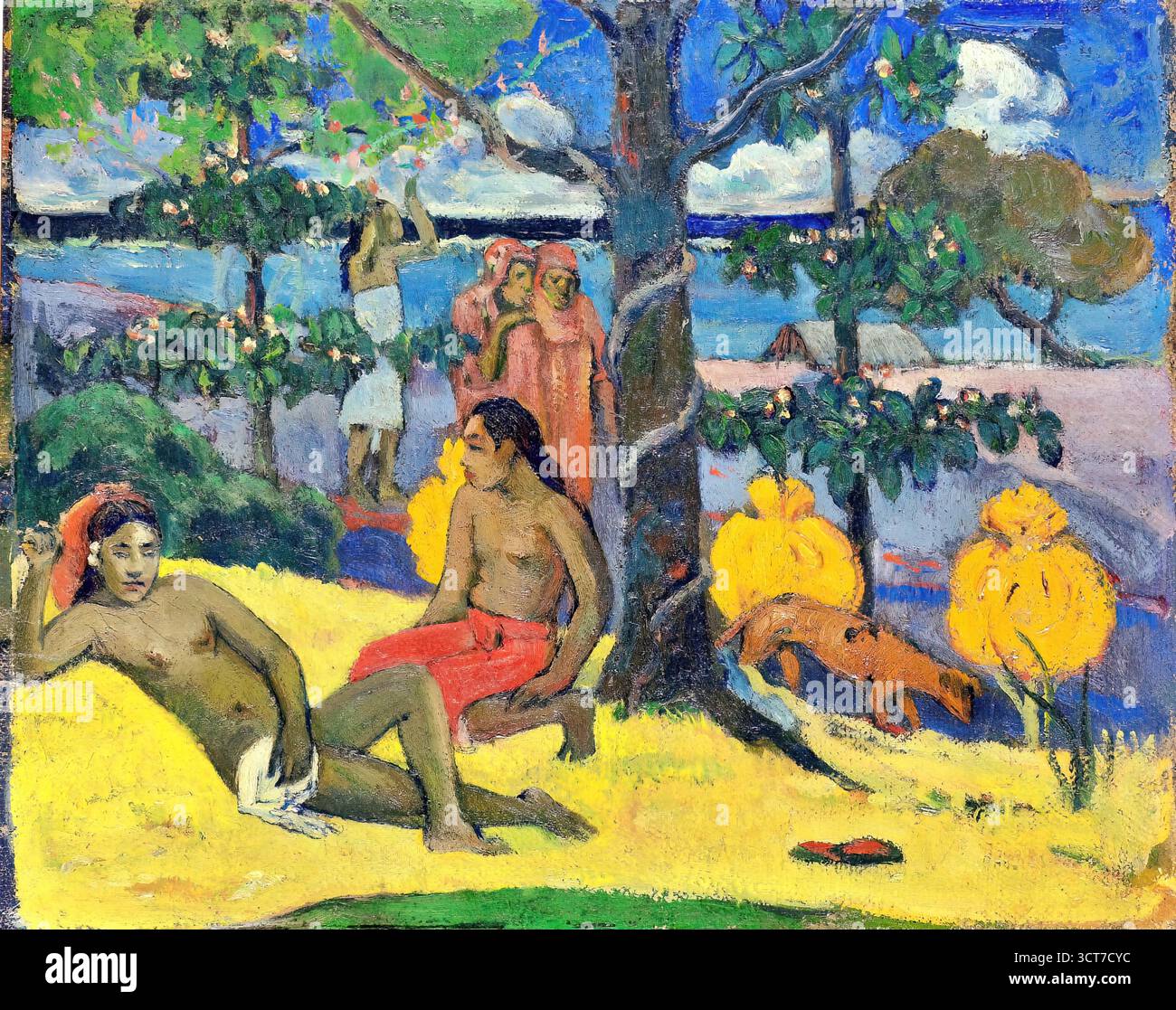 Tahiti, 1896 von Paul Gauguin. Stock Vektor