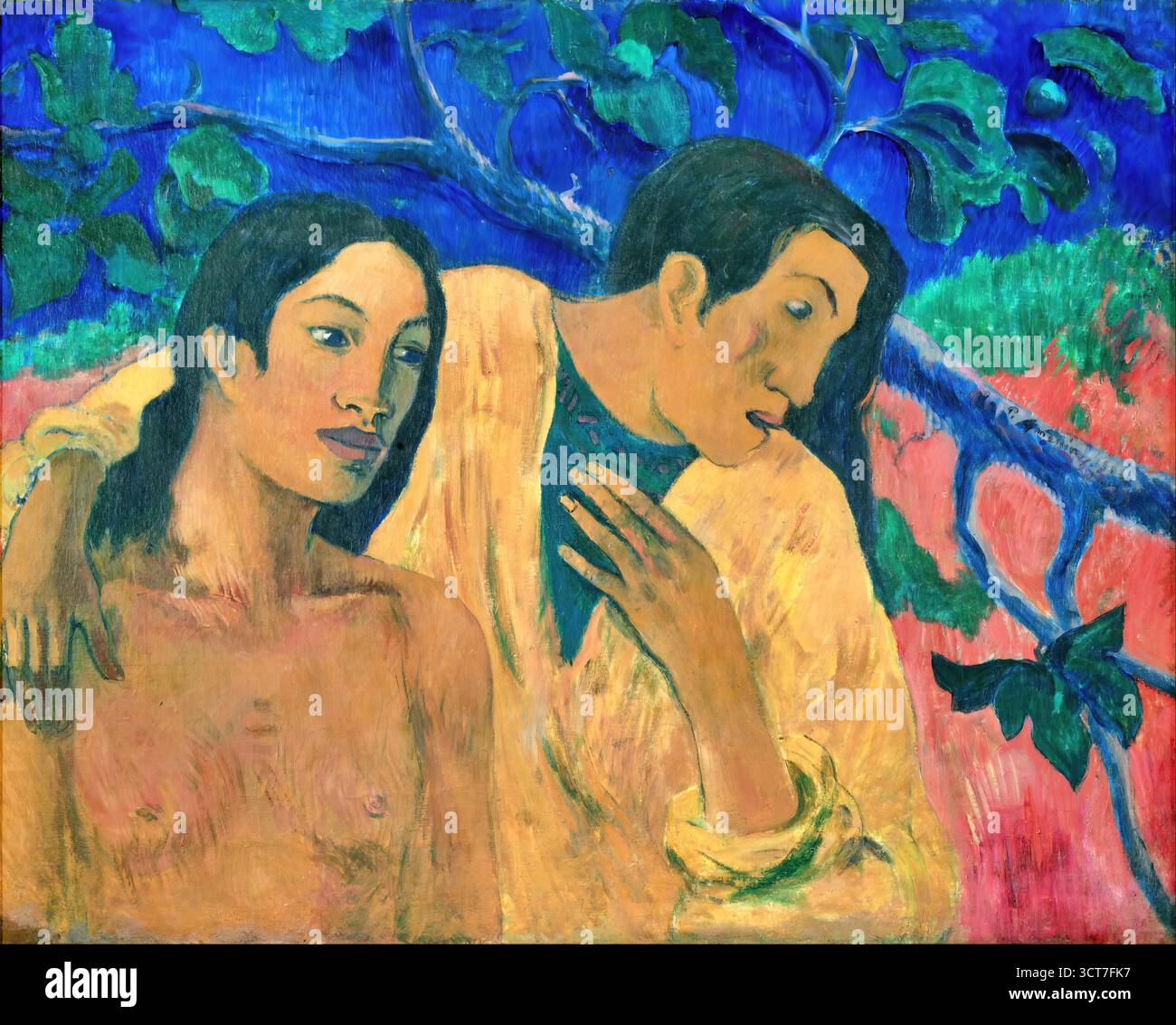 Escape, 1892 von Paul Gauguin. Stock Vektor